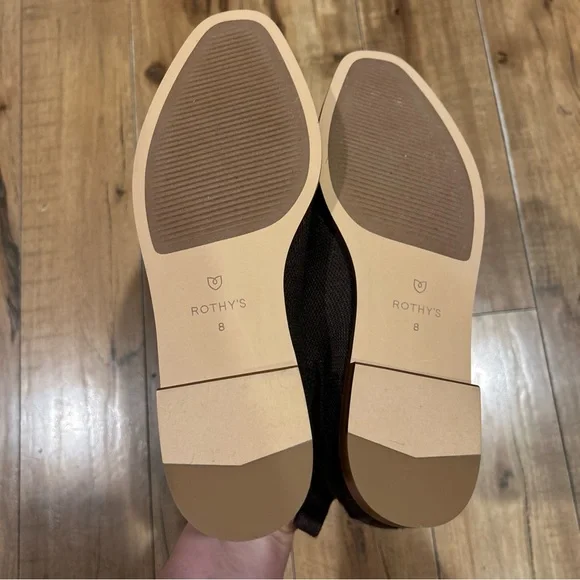 Rothy's Chelsea Ankle Boots Brown Merino Wool-Blend - Size 8 Womens NWOT - Picture 9 of 11